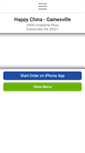 Mobile Screenshot of happychinagainesville.com